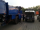 Transport von Diesel zu einem Sandsackfüllplatz (Foto: THW Montabaur)