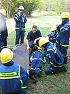 Ausbildung und Übung der Jugendgruppe (Foto: THW Montabaur)