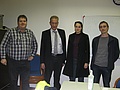 Michael Piroth, Gerd Schlosser, Anja Baerwindt und Oliver Rietz (v.l.n.r.) (Foto: THW Montabaur)