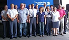 Die aktuellen und ehemaligen Mitarbeiter der Geschäftsstelle Koblenz (Foto: THW Koblenz)