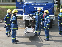 Ausbildung und Übung der Jugendgruppe (Foto: THW Montabaur)