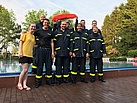 Kleidungsschwimmen im Freibad Montabaur (Foto: THW Montabaur)