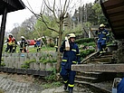 Großeinsatz an der alten Mühle (Foto: THW Montabaur)