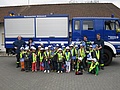 Gruppenbild mit allen Kindergartenkindern (Foto: THW Montabaur)