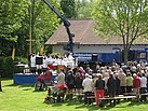 Gottesdienst im Freien (Foto: THW Montabaur)