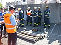 THW'ler bei der Abnahme des Feuerwehrleistungsabzeichens (Foto: THW Montabaur)