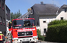 DLK der Feuerwehr Ra-Ba im Einsatz (Foto: Ralf Steube / WW-Kurier)